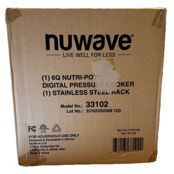 NuWave 6-Qt Electric Pressure Cooker Model 33101 New in Box - Picture 3 of 5